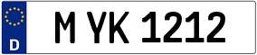 Truck License Plate